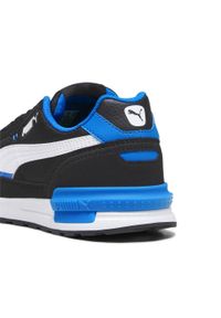 Puma - Młodzieżowe buty sportowe Graviton PUMA Black White Racing Blue. Okazja: na co dzień. Kolor: czarny, biały, wielokolorowy. Sport: bieganie