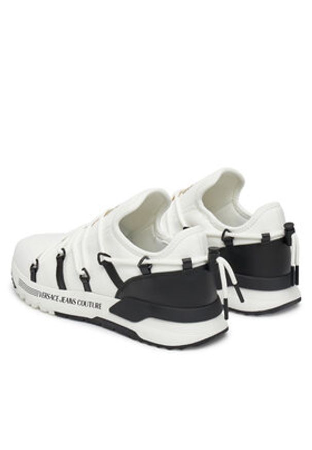 Versace Jeans Couture Sneakersy 78YA3SA6 Biały. Kolor: biały. Materiał: materiał