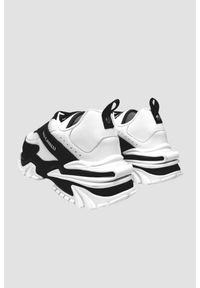 Just Cavalli - JUST CAVALLI Białe sneakersy FONDO GRUT DIS. 4, Rozmiar 41. Kolor: biały