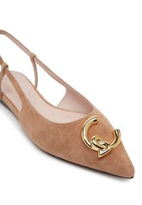 Coccinelle Baleriny E4 SB2 21 02 01 Beżowy. Kolor: beżowy. Materiał: zamsz, skóra #6