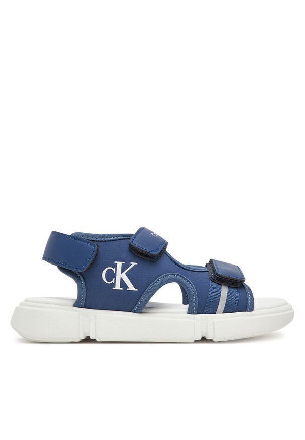 Sandały Calvin Klein Jeans. Kolor: niebieski
