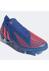 Adidas - Buty piłkarskie adidas Predator Edge.1 L Sg M H02973 niebieskie niebieskie. Zapięcie: sznurówki. Kolor: niebieski. Materiał: syntetyk. Sport: piłka nożna #5