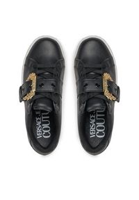 Versace Jeans Couture Sneakersy 75VA3SK9 Czarny. Kolor: czarny. Materiał: skóra #5