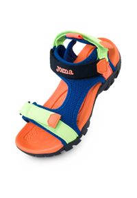 Joma S.Climber Jr. Kinersandalen Koningsblauw 32. Zapięcie: pasek. Kolor: wielokolorowy, niebieski, pomarańczowy, zielony. Wzór: kolorowy. Sport: turystyka piesza #1