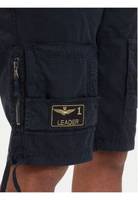 Aeronautica Militare Szorty materiałowe 261BE0041UCT01122 Granatowy Regular Fit. Kolor: niebieski. Materiał: bawełna #3
