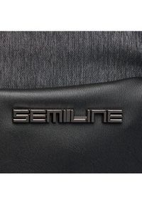 Semi Line Plecak P8252-0 Czarny. Kolor: czarny. Materiał: materiał
