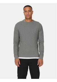 Only & Sons Sweter 22026559 Szary Regular Fit. Kolor: szary. Materiał: bawełna #1