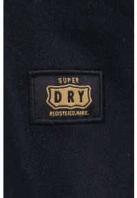 Superdry Bluza męska kolor czarny z nadrukiem. Kolor: czarny. Wzór: nadruk #3