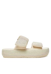 Klapki GOE. Kolor: srebrny #1