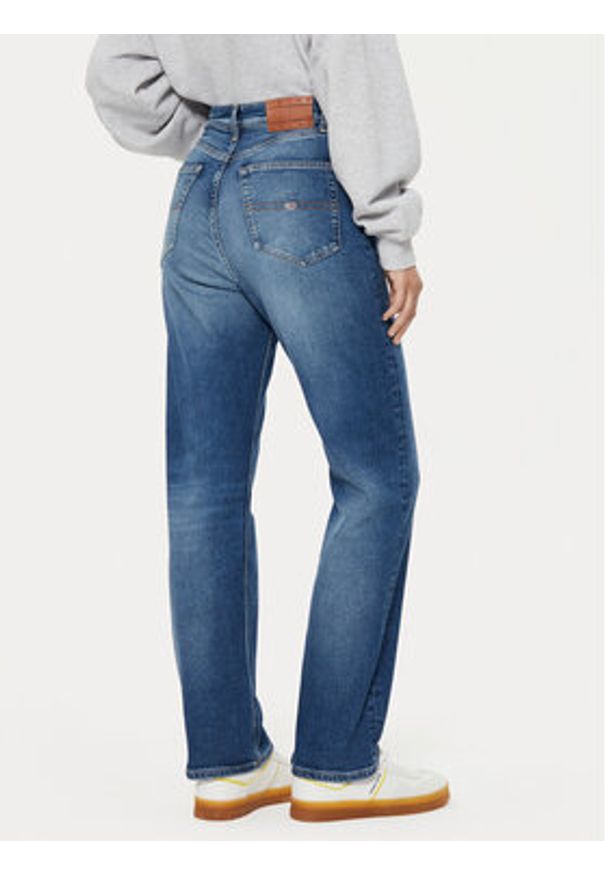 Tommy Jeans Jeansy Julie DW0DW17614 Granatowy Straight Fit. Kolor: niebieski