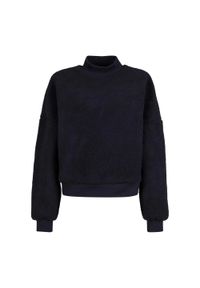 Urban Classics - Bluza Damska Sherpa Z Kołnierzem Stojącym. Kolor: czarny #1