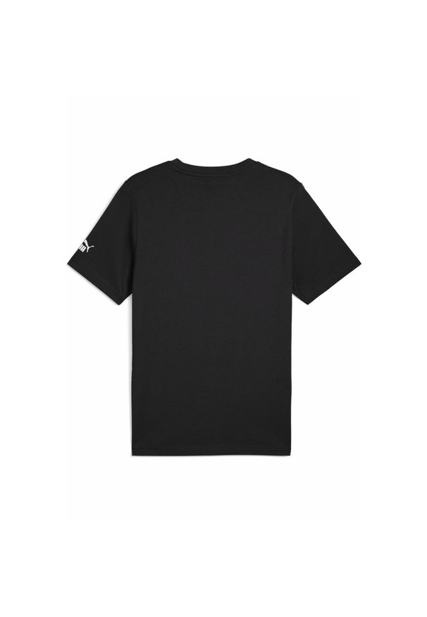 Puma - Męska koszulka z grafiką PUMA Sport PUMA Black. Kolor: czarny. Materiał: guma. Wzór: nadruk