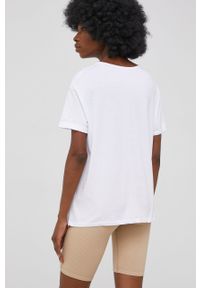 Answear Lab t-shirt bawełniany answear.LAB X limitowana kolekcja festiwalowa BE BRAVE kolor biały. Okazja: na co dzień. Kolor: biały. Materiał: bawełna. Długość rękawa: krótki rękaw. Długość: krótkie. Styl: wakacyjny
