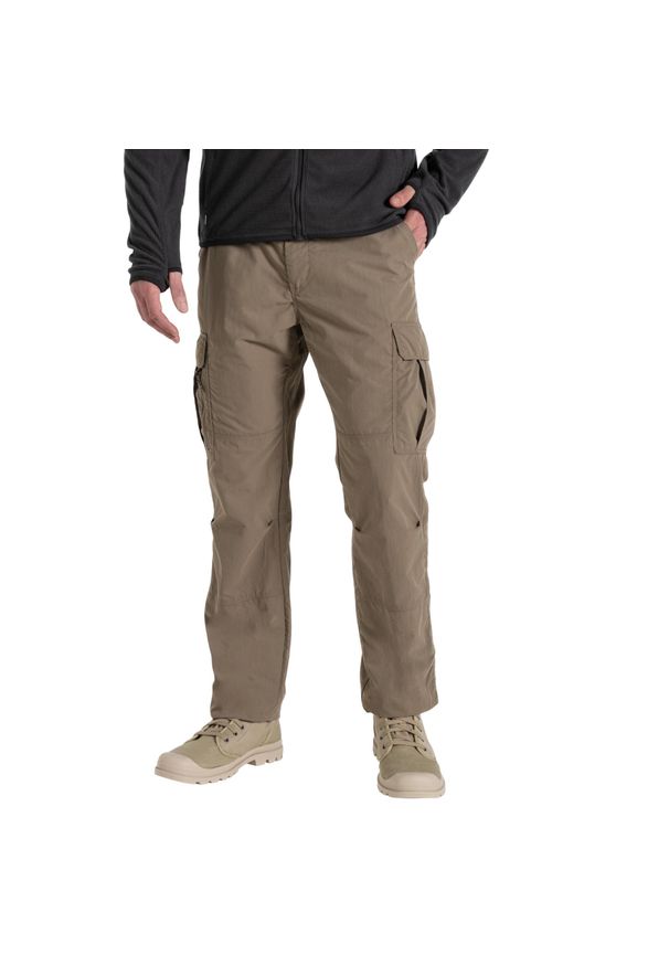 CRAGHOPPERS - Spodnie Męskie III Nosilife Cargo. Kolor: szary. Sezon: lato. Sport: turystyka piesza