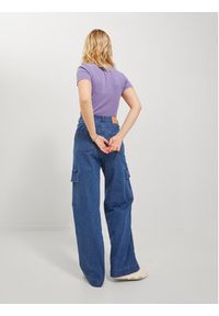 JJXX Jeansy 12241211 Niebieski Wide Leg. Kolor: niebieski