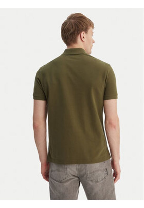 Napapijri Polo E-Clanis NP0A4ID3 Zielony Regular Fit. Typ kołnierza: polo. Kolor: zielony. Materiał: bawełna