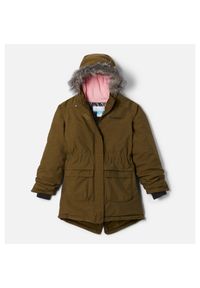 columbia - Kurtka zimowa dziewczęca Columbia Nordic Strider™ Jacket. Kolor: zielony. Sezon: zima. Sport: turystyka piesza
