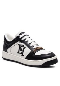 Elisabetta Franchi Sneakersy SA-54G-41E2-V390 Biały. Kolor: biały. Materiał: skóra #3