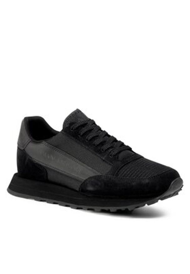 Armani Exchange Sneakersy XUX083 XV263 K001 Czarny. Kolor: czarny. Materiał: materiał