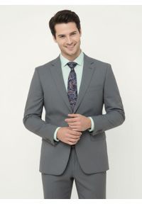 Krawat Męski - Angelo di Monti - Duże Paisley, Niebieski i Bordo. Kolor: niebieski, czerwony, wielokolorowy. Materiał: tkanina. Wzór: paisley. Styl: elegancki, wizytowy #4