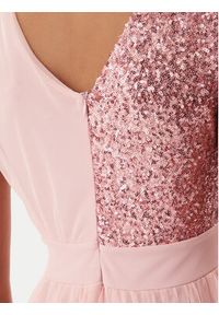 Rinascimento Sukienka wieczorowa CFC0123704003 Różowy Regular Fit. Kolor: różowy. Materiał: syntetyk. Styl: wizytowy #4