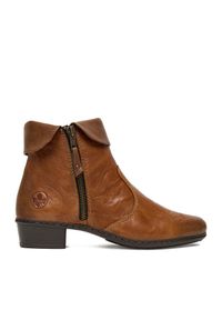 Botki Rieker. Kolor: brązowy #1