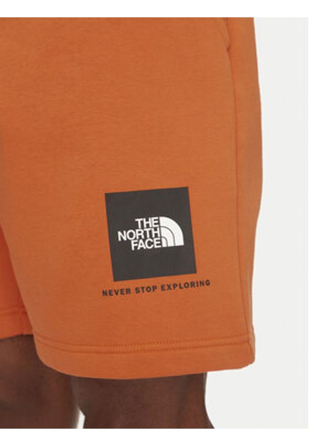 The North Face Szorty sportowe Nse Box NF0A8C1J Brązowy Regular Fit. Kolor: brązowy. Materiał: bawełna. Styl: sportowy