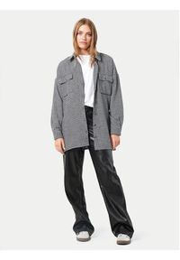 Noisy may - Noisy May Koszula Flanny 27012531 Szary Loose Fit. Kolor: szary. Materiał: syntetyk #4