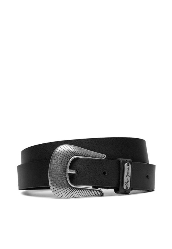 Pepe Jeans Pasek Damski Anya Belt PL020841 Czarny. Kolor: czarny