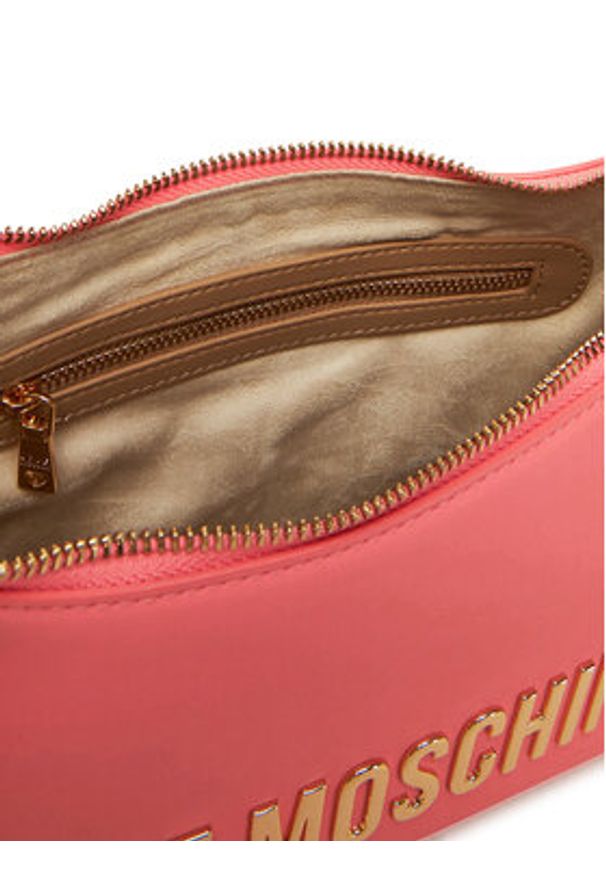 Love Moschino - LOVE MOSCHINO Torebka JC4025PP1MKD0464 Koralowy. Kolor: pomarańczowy. Materiał: skórzane