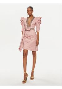 Babylon Sukienka koktajlowa S00868 Różowy Regular Fit. Kolor: różowy. Materiał: syntetyk. Styl: wizytowy #3