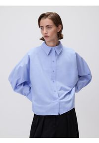 Reserved - Krótka koszula - jasnoniebieski. Kolor: niebieski. Materiał: tkanina, bawełna. Długość: krótkie #1