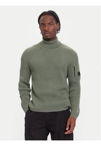 C.P. Company Golf 19CMKN220A006595A Zielony Regular Fit. Typ kołnierza: golf. Kolor: zielony. Materiał: syntetyk #1