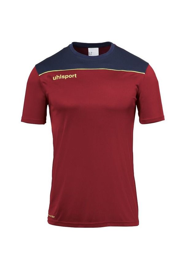 UHLSPORT - Koszulka Uhlsport Offense 23 Poly. Kolor: czerwony, niebieski, wielokolorowy. Sport: fitness, piłka nożna