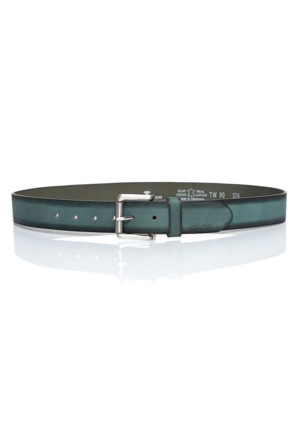Tom Tailor - TOM TAILOR PASEK SKÓRZANY SOPO-TT376 467 40mm Ledergürtel RO2689. Materiał: skóra. Styl: klasyczny