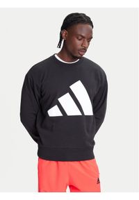 Adidas - adidas Bluza Essentials Big Logo JE8949 Czarny Regular Fit. Kolor: czarny. Materiał: bawełna