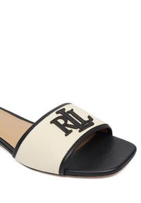 Lauren Ralph Lauren - LAUREN RALPH LAUREN Klapki 802P04395004 Écru. Materiał: materiał #5