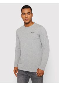 Pepe Jeans Longsleeve Original Basic 2 Long N PM508211 Szary Slim Fit. Kolor: szary. Materiał: bawełna. Długość rękawa: długi rękaw #1