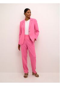 Kaffe Marynarka Sakura 10506684 Różowy Slim Fit. Kolor: różowy. Materiał: syntetyk #6