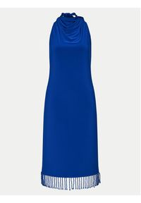Joseph Ribkoff Sukienka koktajlowa 242702 Niebieski Slim Fit. Kolor: niebieski. Materiał: syntetyk. Styl: wizytowy #6