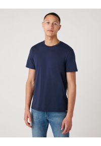 Wrangler - WRANGLER SS 2 PACK TEE MĘSKI T-SHIRT KOSZULKA NAVY W7BADH114