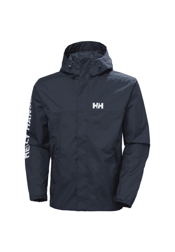 Kurtka uniwersalna męska Helly Hansen Ervik Jacket. Typ kołnierza: kaptur. Kolor: niebieski. Styl: klasyczny