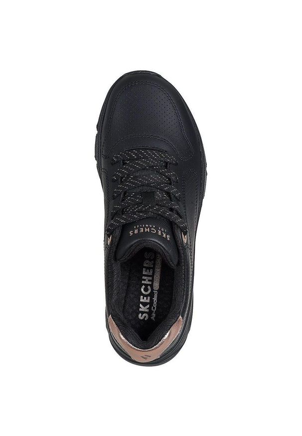 skechers - Adidasy Skechers Uno Icon - Idolized Air, Kobiety. Kolor: czarny. Materiał: syntetyk, materiał