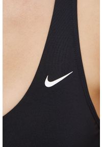 Nike Strój kąpielowy kolor czarny miękka miseczka. Kolor: czarny. Wzór: nadruk #3