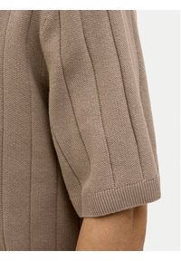 Jack & Jones Sweter Varenna 12272578 Beżowy Relaxed Fit. Kolor: beżowy. Materiał: bawełna #2