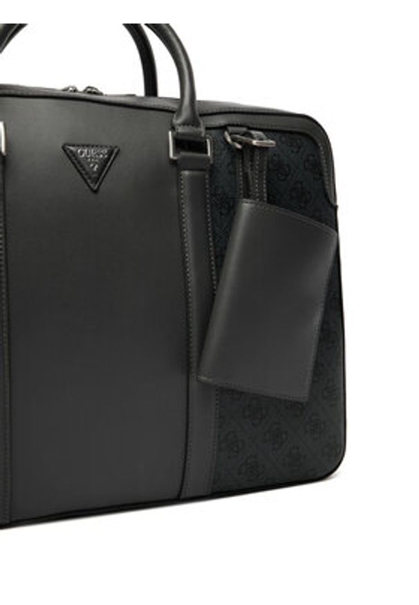 Guess Torba na laptopa HMMILL P6269 Szary. Kolor: szary. Materiał: skóra