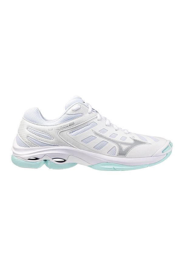 Damskie buty halowe Mizuno Wave Voltage 2. Kolor: biały. Model: Mizuno Wave. Sport: siatkówka, bieganie