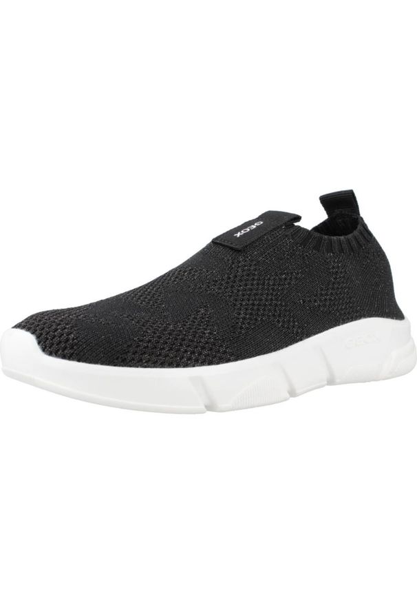 Buty juniorskie Geox Aril. Kolor: czarny. Materiał: tkanina