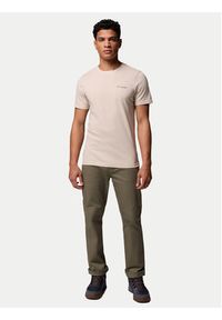 columbia - Columbia T-Shirt Rapid Ridge 1934824 Beżowy Regular Fit. Kolor: beżowy. Materiał: bawełna #3
