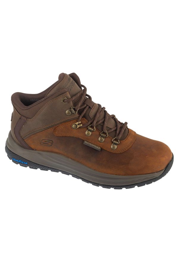 skechers - Buty trekkingowe męskie, Slip-Ins: Meroe - Pikeman. Kolor: brązowy